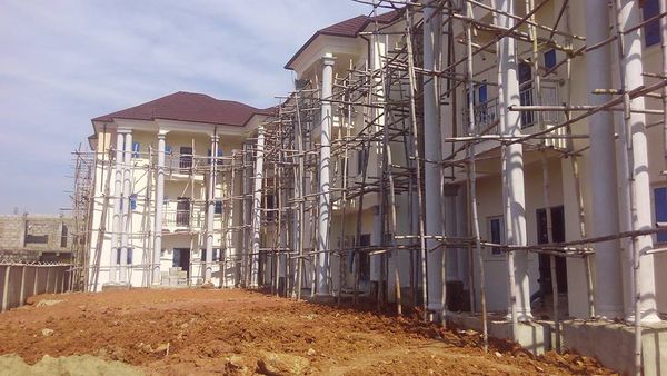 A 12 units of 2 bedroom flat with a gatehouse in a secured compound